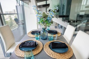 Family dining - Bloomfields Iconic 2BR Duplex Apartment (Abu Dhabi)