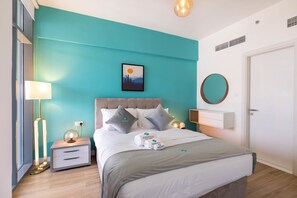 2 bedrooms, in-room safe, iron/ironing board, free WiFi - Bloomfields Iconic 2BR Duplex Apartment (Abu Dhabi)