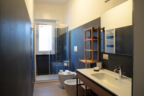 Dusche, Haartrockner, Bidet