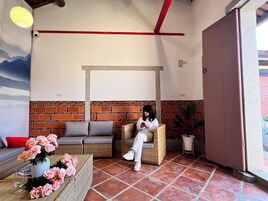 Sala de estar en el lobby