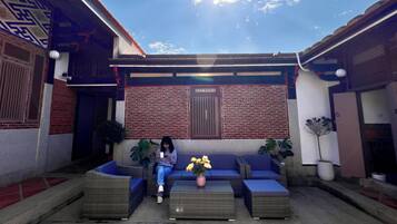 Sala de estar en el lobby