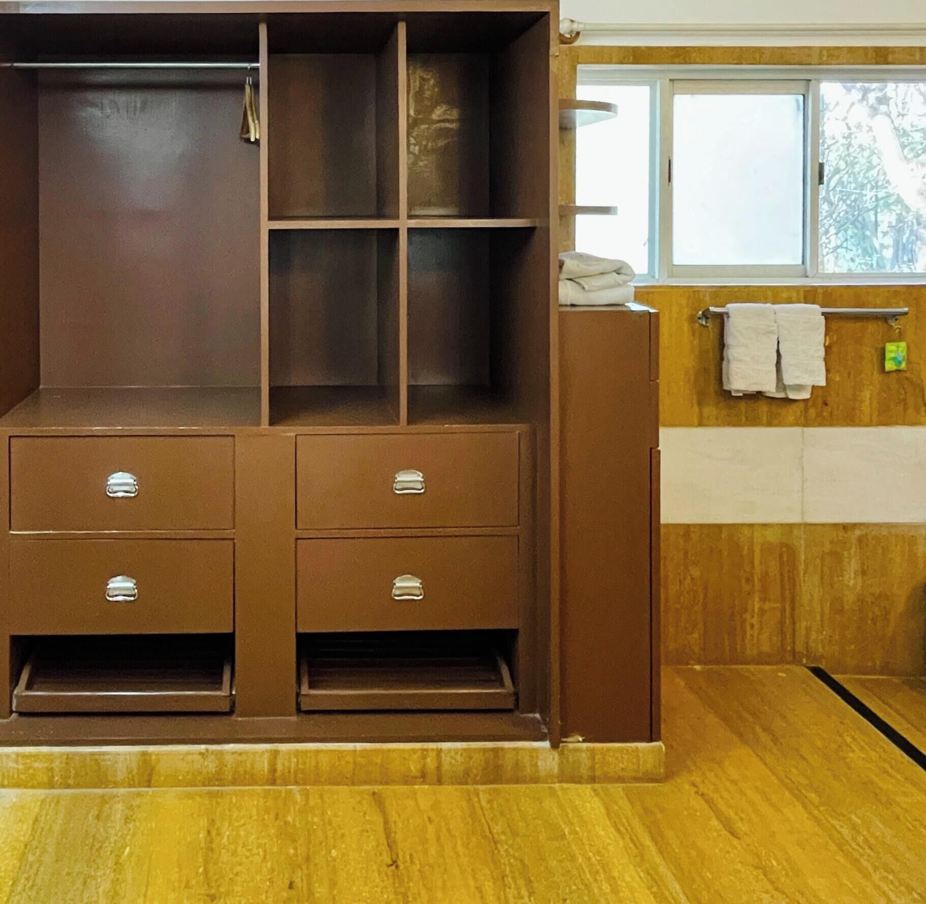 Deluxe Double Room | Bathroom | Shower, towels, soap, toilet paper