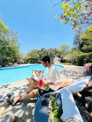 Seasonal outdoor pool