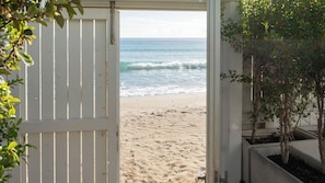 Vue sur la plage/l’océan