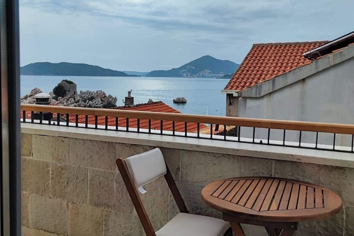 Deluxe Studio, Balcony, Sea View | Terrace/patio
