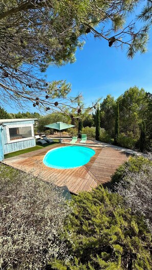 Alberca al aire libre por temporada 