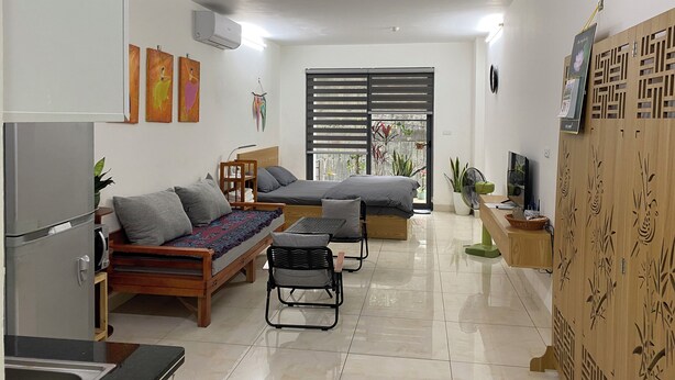 Apartemen, 1 kamar tidur, akses difabel, Boleh Merokok | Ruang keluarga