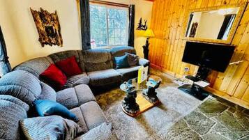 TV, fireplace, offices