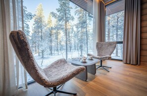 Duplex Premium - utsikt mot parken (Arctic Sky Suite) | 1 sovrum, gratis wi-fi och sängkläder
