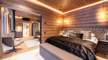Chalet Deluxe, vue parc (Arctic Sky Villa) | 1 chambre, Wi-Fi gratuit, draps fournis