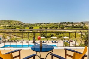 Comfort Studio, Balcony, Pool View | Balcony view