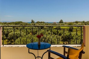 Estúdio conforto, 1 cama de casal e sofá-cama, sacada | Sacada