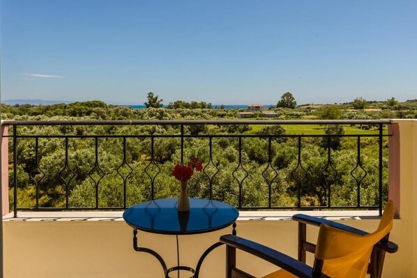 Studio Confort, 1 lit double et 1 canapé-lit, balcon | Balcon