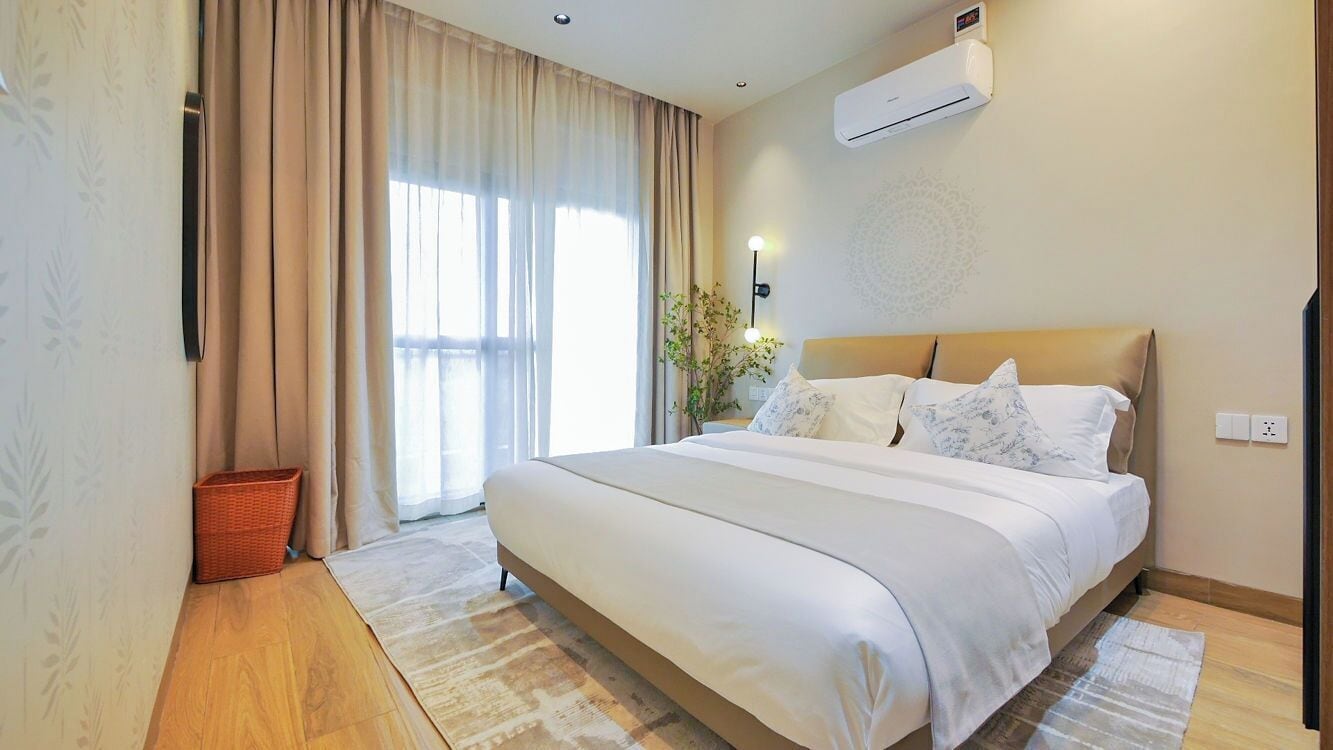 2 habitaciones, ropa de cama de alta calidad y decoración personalizada 