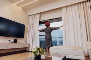 エグゼクティブ アパートメント 2 ベッドルーム マウンテンビュー マウンテンサイド | 2 室のベッドルーム、高級寝具、客室ごとに異なる装飾、客室ごとに異なるインテリア