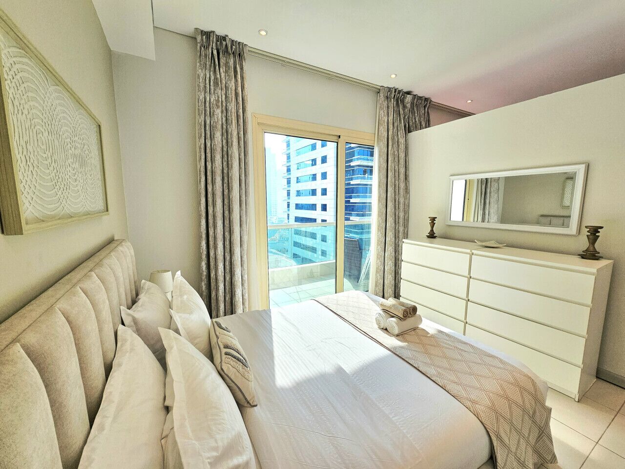 Desk, iron/ironing board, travel crib, free WiFi