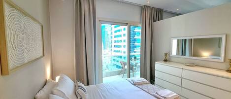 Desk, iron/ironing board, travel crib, free WiFi