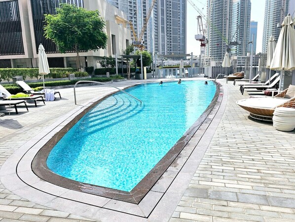 Una piscina climatizada