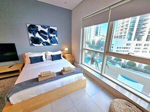 Desk, iron/ironing board, travel cot, free WiFi