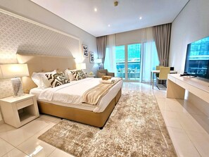 Skrivebord, strygejern/strygebræt, weekendseng, gratis Wi-Fi