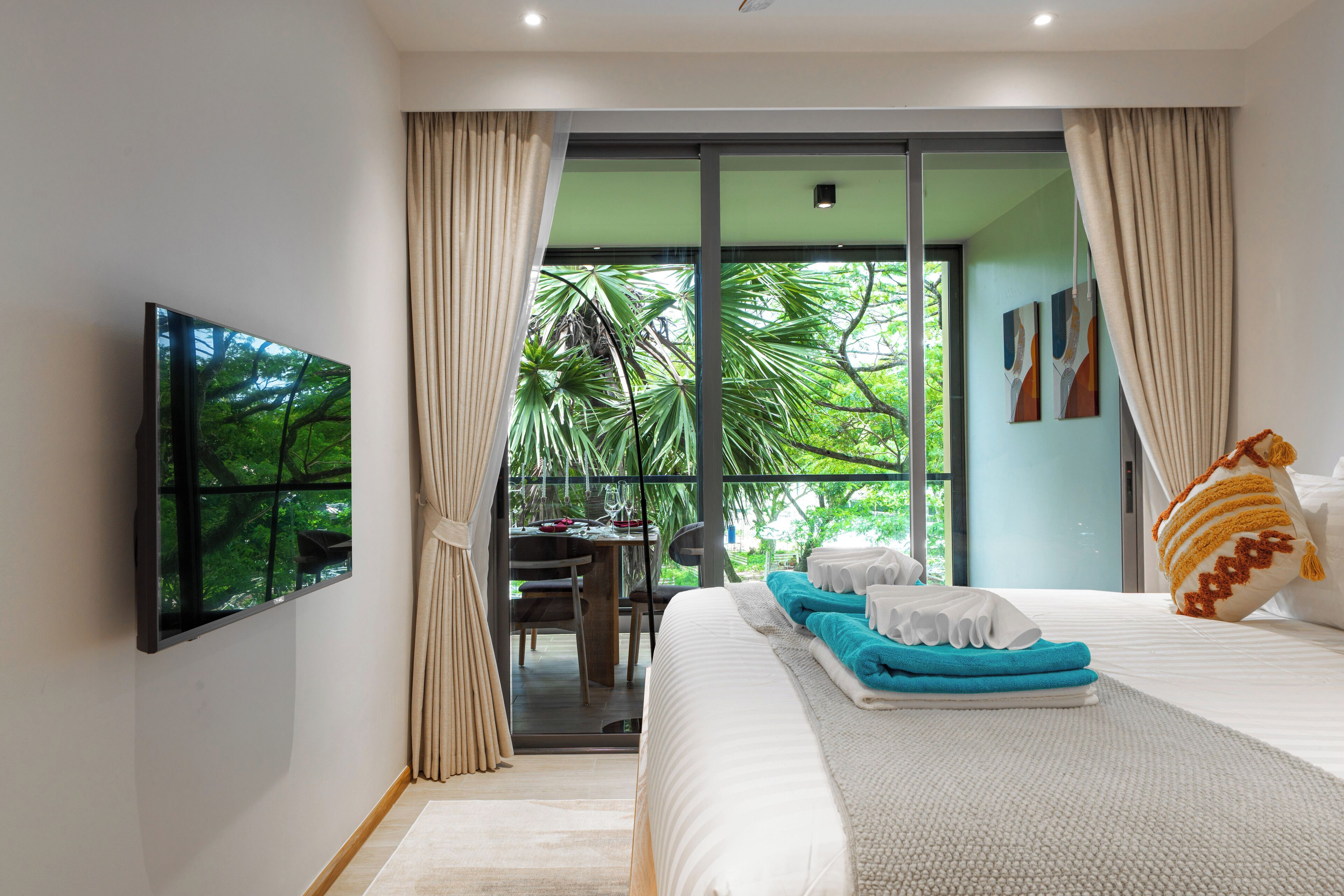 ดีลักซ์อพาร์ทเมนท์, 3 ห้องนอน | ตู้นิรภัยในห้องพัก, ห้องพักตกแต่งอย่างมีเอกลักษณ์, ตกแต่งพิเศษโดยเฉพาะ