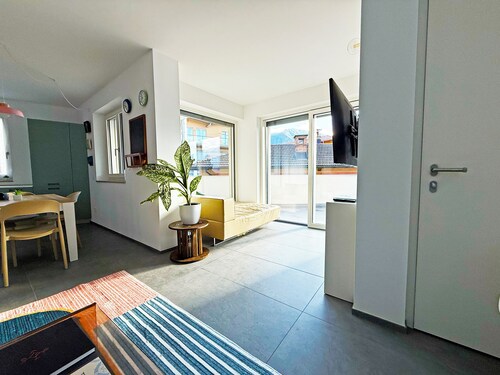Apartment in the center of Levico with 3 bedrooms, 2 bathrooms, terrace,garage and elevator