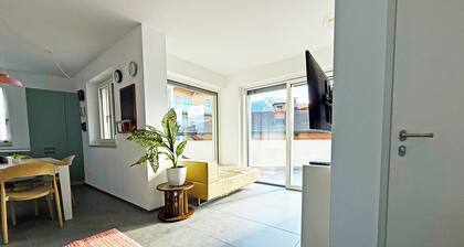 Apartment in the center of Levico with 3 bedrooms, 2 bathrooms, terrace,garage and elevator