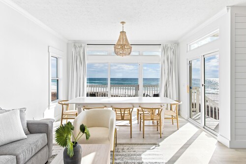 Newly Remodeled Beach Front Four Bedroom Home