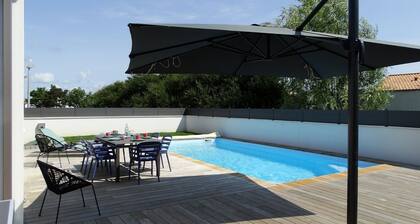 Casa 6 con piscina climatizada en St-Hilaire