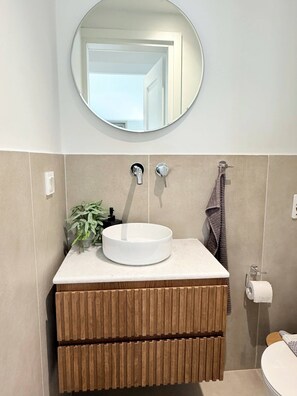 Apartment, 1 Bedroom, Balcony, City View | Bathroom - Azure Loft - 3min Walk to Beach, 10min to Old Town (Chania)