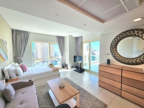 Desk, iron/ironing board, travel crib, free WiFi