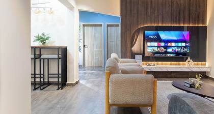 Cozy & Stylish 2BR Bungalow with AC, WiFi & 24/7 Power & Full Kitchen in Lagos.