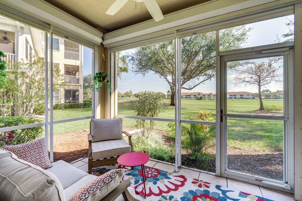 Front of property - 5 Mi to Jetblue Park: Condo w/ Pool & Pickleball (Fort Myers)