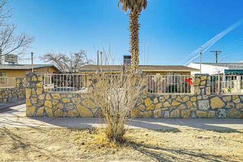 10 Mi to Franklin Mountains: Quiet Studio w/ Patio