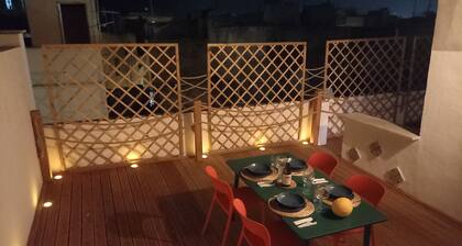 The Terrace in the Blue, with an exclusive terrace for dining under the stars