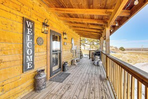 House (3 Bedrooms) | Interior - Pine Ridge Cabin on 62 Acres: Hot Tub & Views! (Chadron)