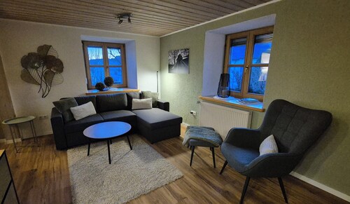 Ferienwohnung "beimpostbuarn" 
im Herzen des Fichtelgebirges direkt am Radweg