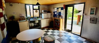 Cozy Hot Tent With Log Burner & Hot Tub Right Tent