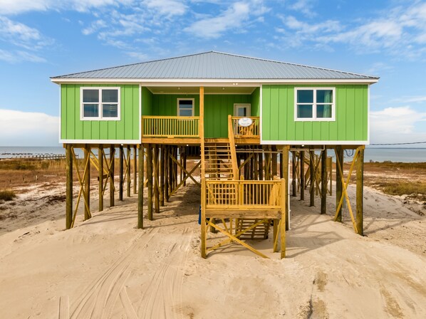 House, 5 Bedrooms | Exterior - Beautiful C's - 2924 Bienville Blvd 5 Bedroom Home (Dauphin Island)