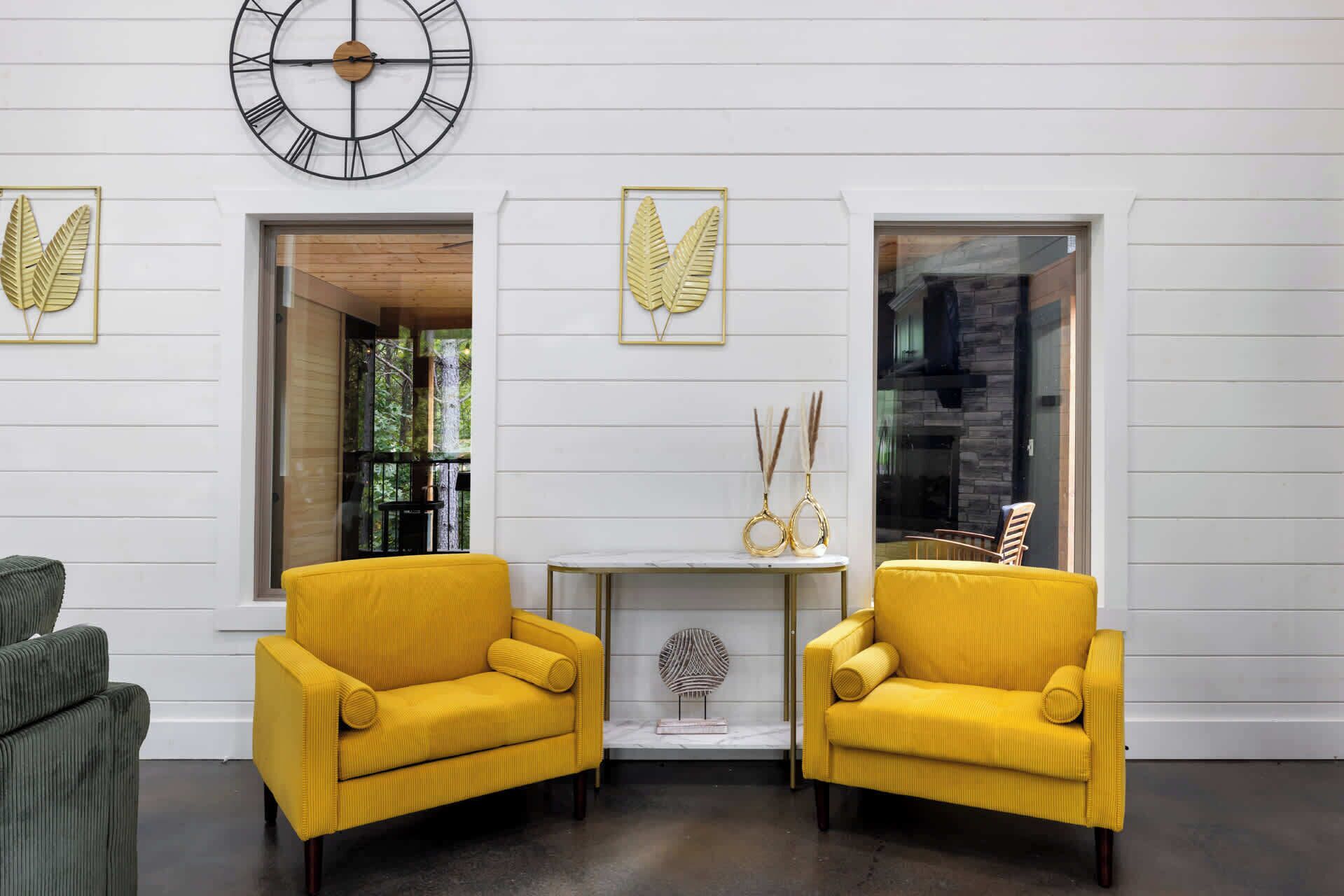 Cabin, 1 King Bed with Sofa bed, Hot Tub, Garden View (Whispering Retreat) | Interior