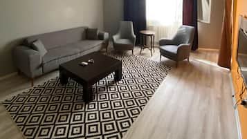 经典公寓, 阳台, 城市景观 | 1 多间卧室、埃及棉床单、高档床上用品、隔音