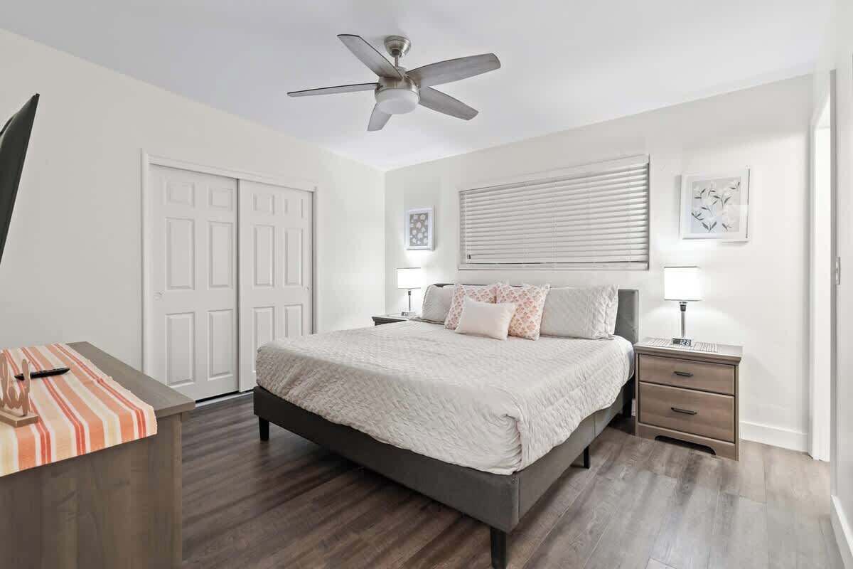 2 bedrooms, iron/ironing board, travel crib, WiFi