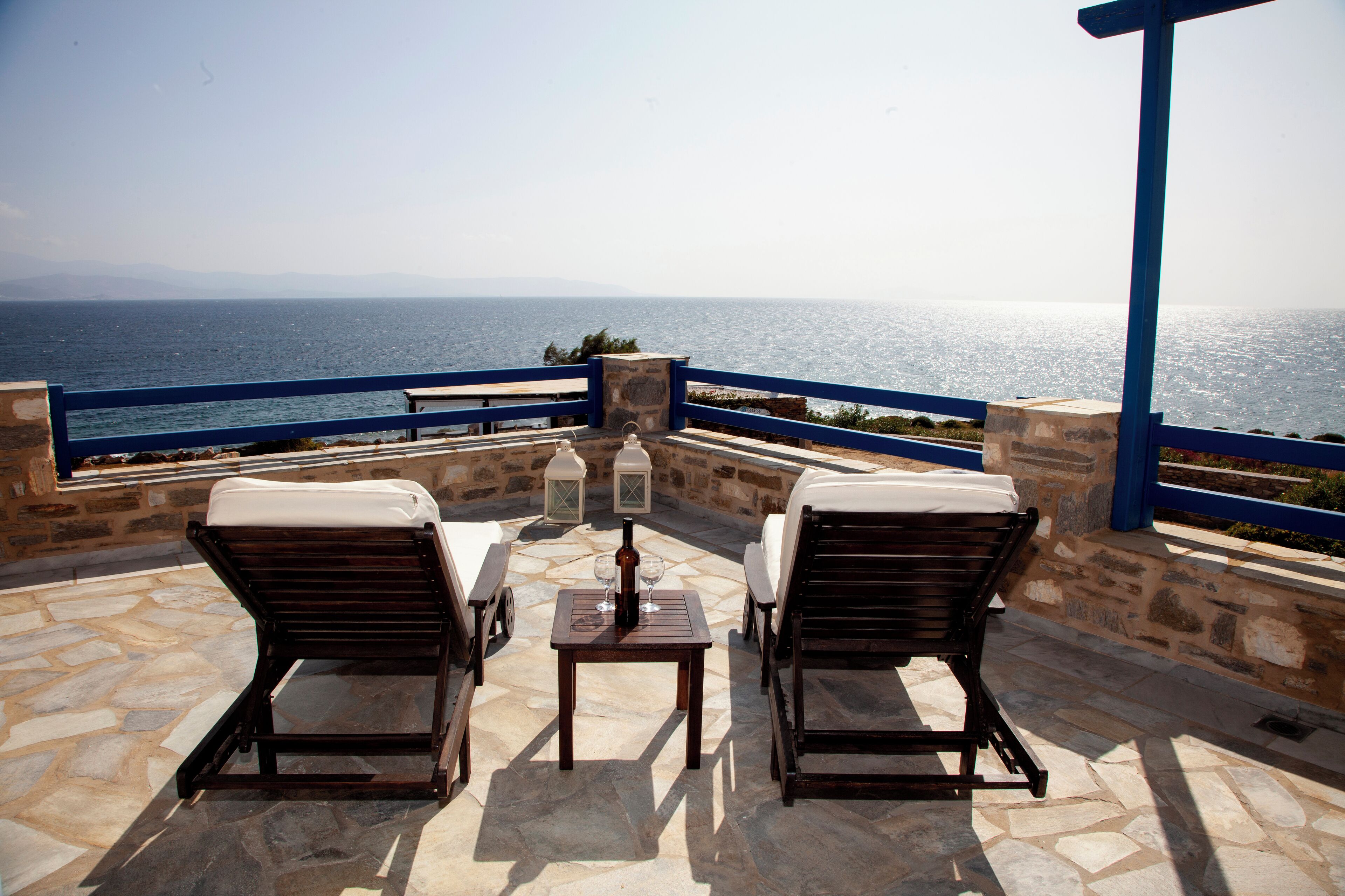 Suite, vista al mar | Terraza o patio