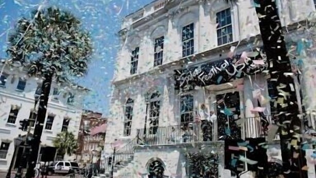 A building with a classical architectural style, featuring multiple windows and a balcony. - Beautifully renovated,  walkable home in Charleston - close to everything! (Charleston)