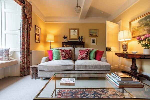 Spacious living room with comfortable seating