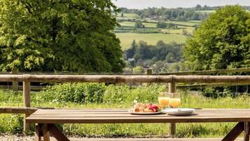 Opções para refeição ao ar livre