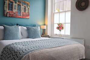 2 soverom, strykejern/-brett, reiseseng for barn og wi-fi