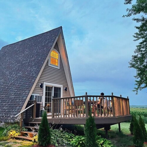 🏠 Charming A-Frame  w/ Mid-Century Vibe 1 Bed/1 Bath near Elizabeth, Illinois🌲