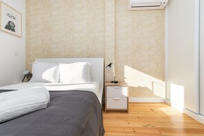 1 quarto, roupa de cama