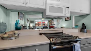 Condo, Multiple Beds (Sugar Beach C-11) | Private kitchen | Oven, toaster